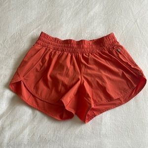 Lululemon Tracker Short 4” - Coral, size 10